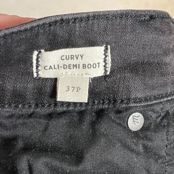 NWT Madewell Cali Demi-Boot Chewed Hem Jeans Plus Size Curvy 37Petite - Picture 12 of 14